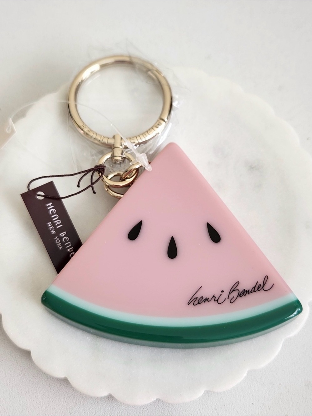 Henri Bendel Watermelon Slice - Bag Charm / Keychain